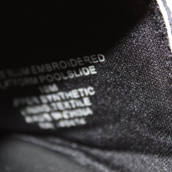 NWT Johnny Was Blum Embroidered Pool Platform Slides Slide Sandals Flats 10 $145 - Picture 6 of 6